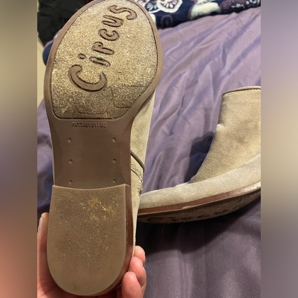 Circus Sam Edelman Phoenix Tan Suede Chelsea Boots Booties Sz 8.5 Western Basic‎ - Picture 4 of 15